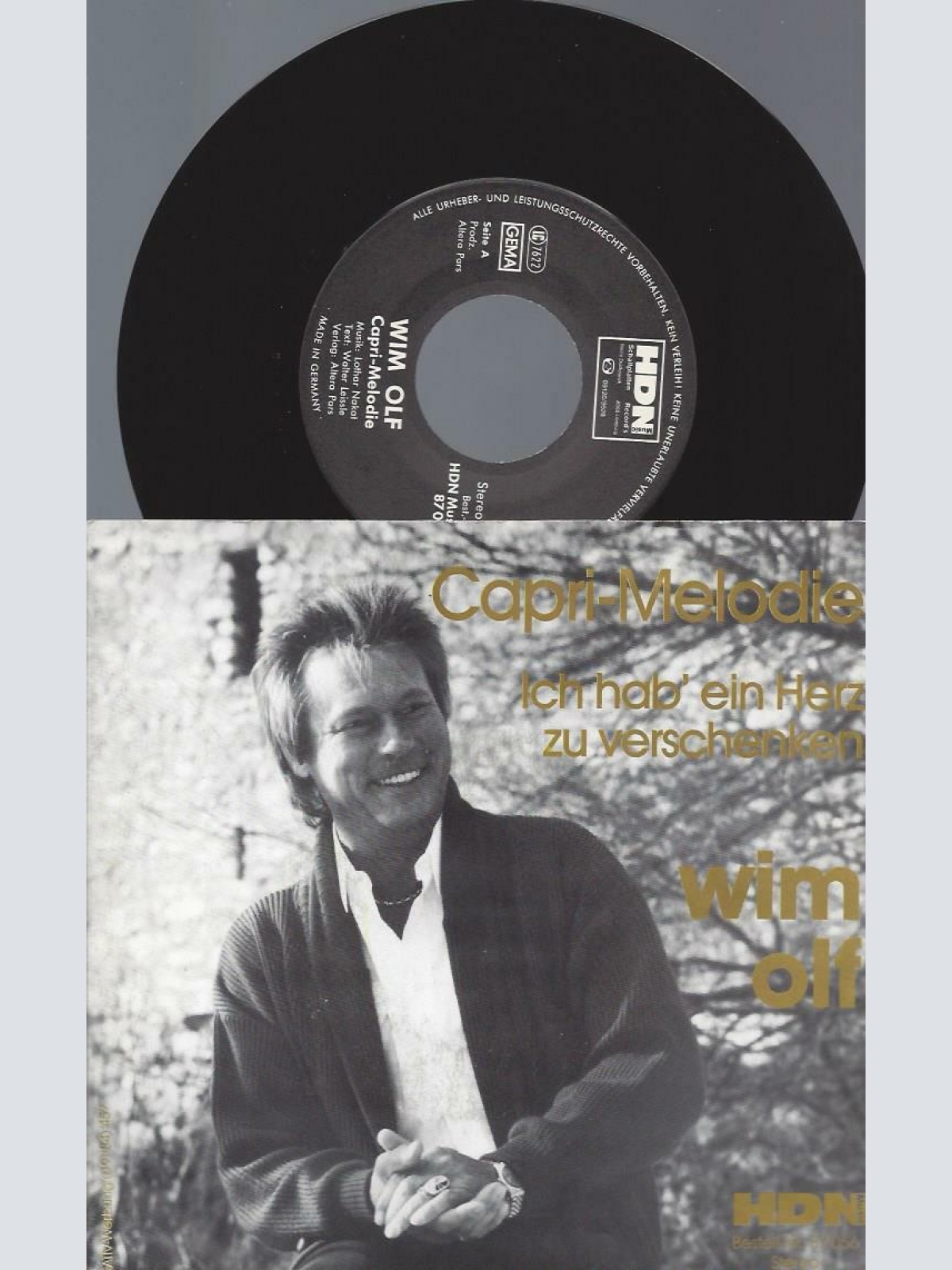 7" Wim Olf – Capri-Melodie