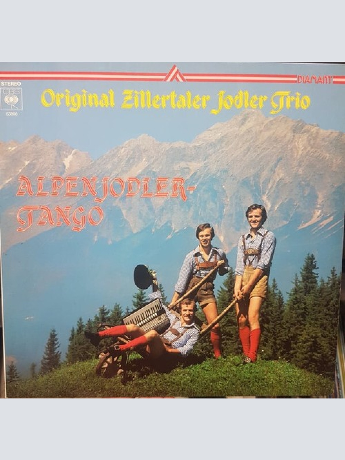LP Zillertaler Jodlertrio - Alpenjodler - Tango