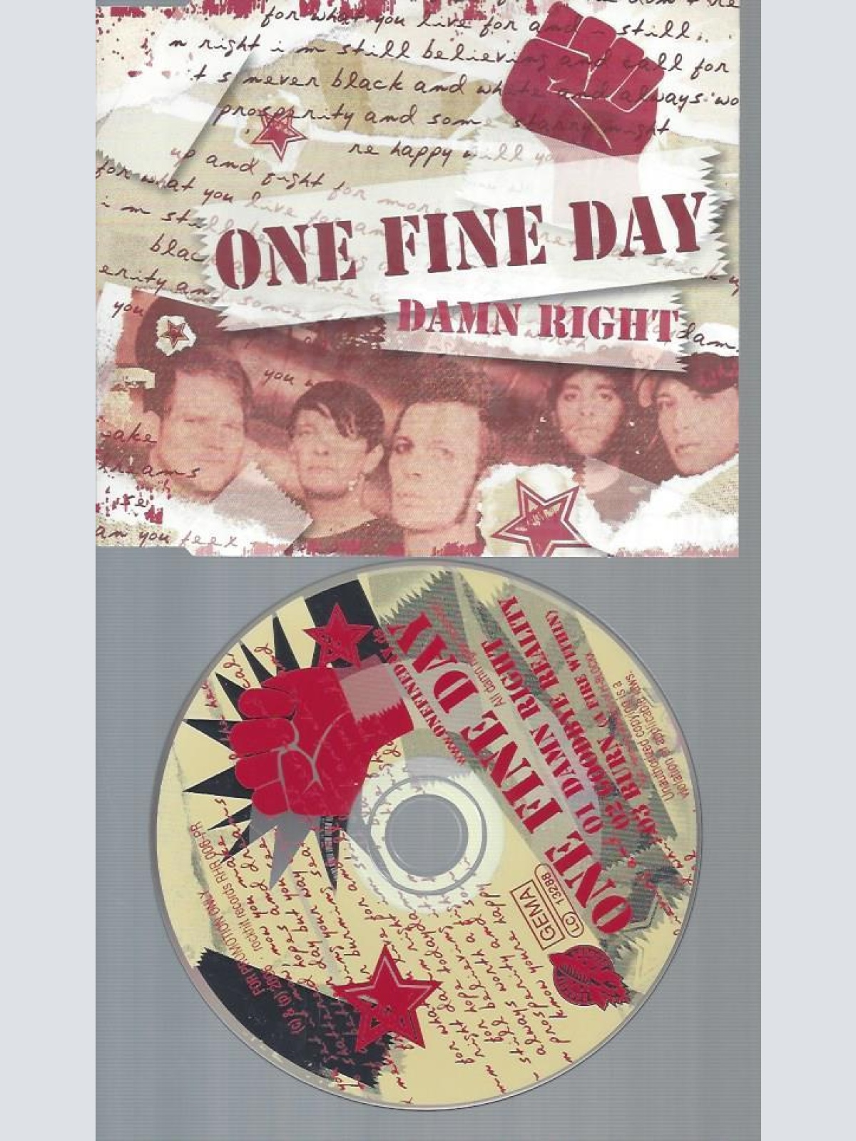 CD--ONE FINE DAY DAMN RIGHT // PROMO