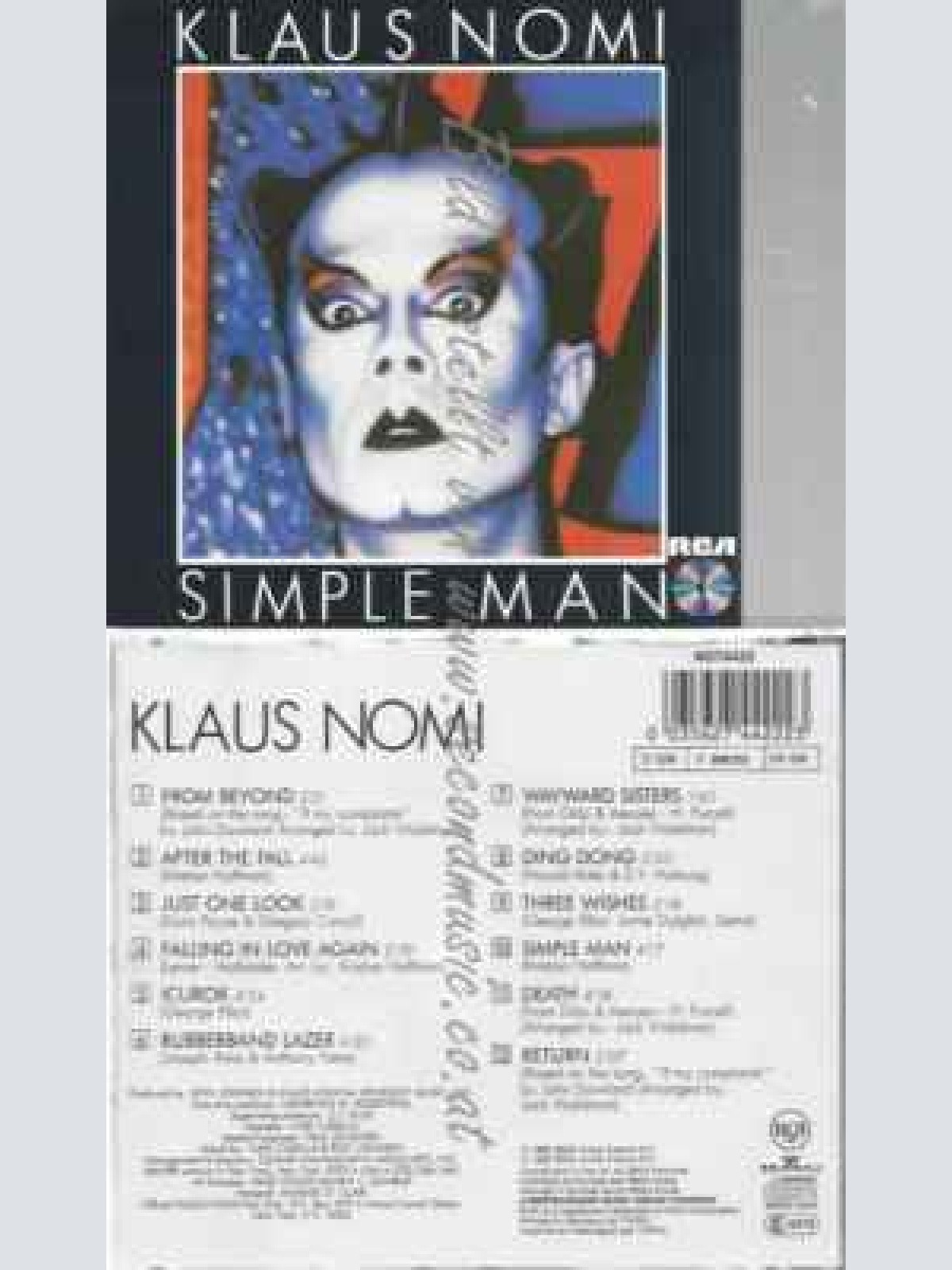 CD--KLAUS NOMI | --SIMPLE MAN