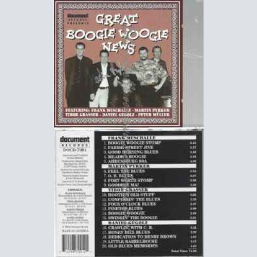 CD--FRANK MUSCHALLE | --GREAT BOOGIE WOOGIE NEWS