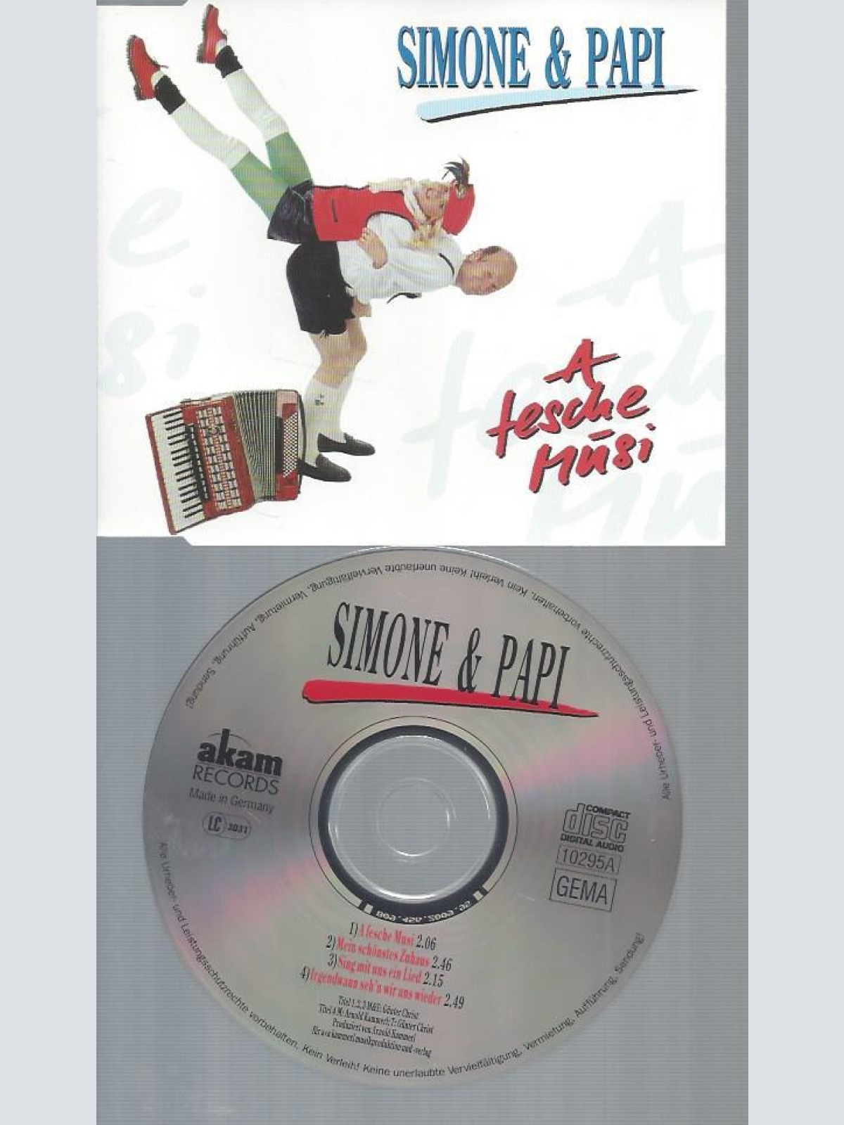 CD--SIMONE & PAPI A FESCHE MUSI
