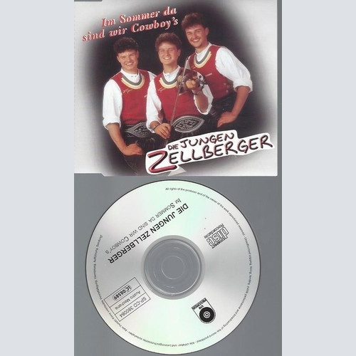 CD Die jungen Zellberger Im Sommer da sind wir Cowboys
