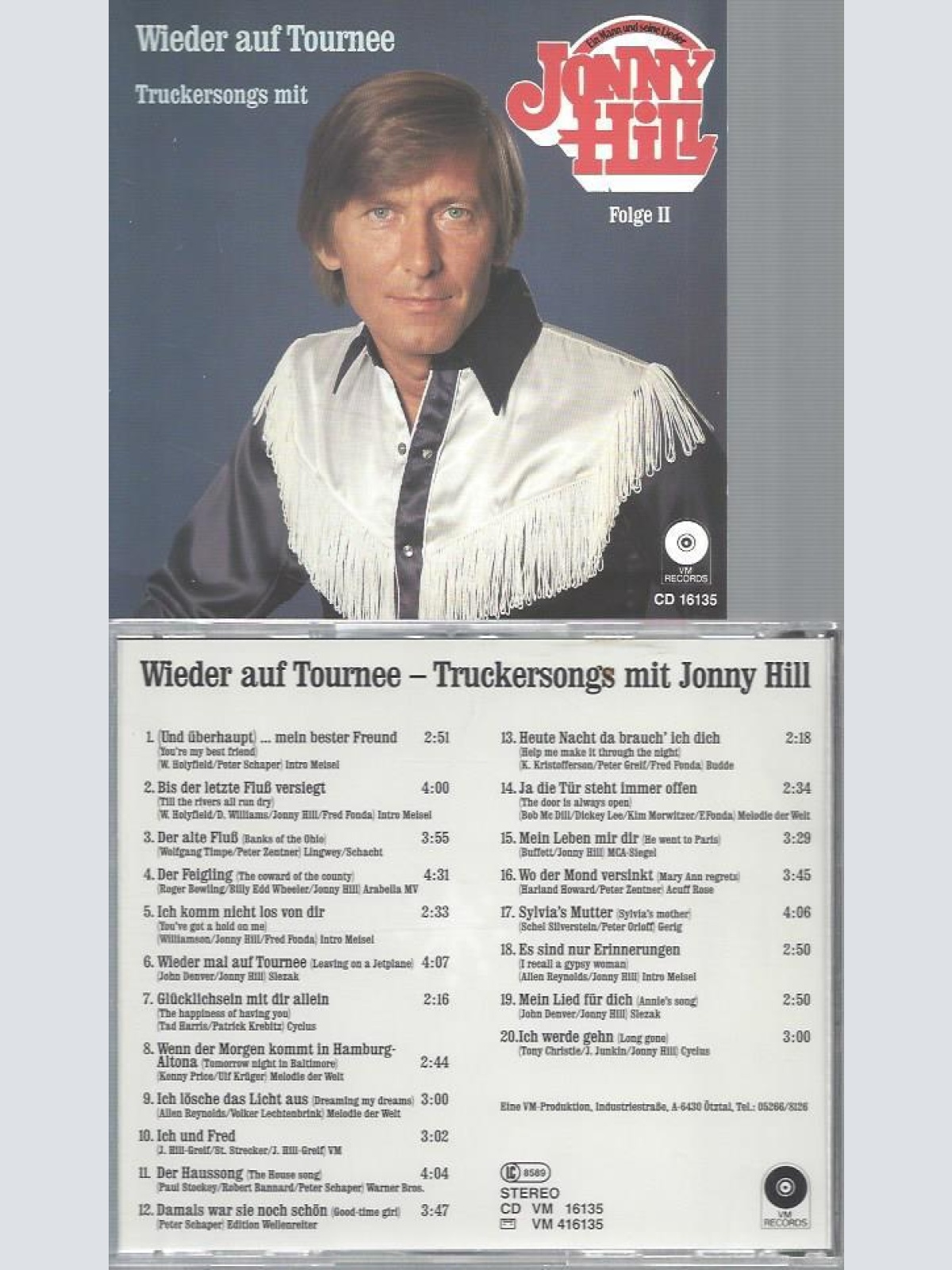 CD--JOHNNY HILL WIEDER AUF TOURNEE FOLGE II