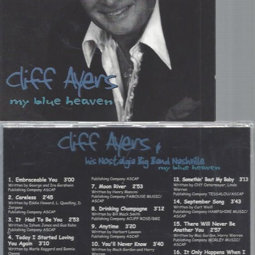 CD--CLIFF AYERS MY BLUE HEAVEN