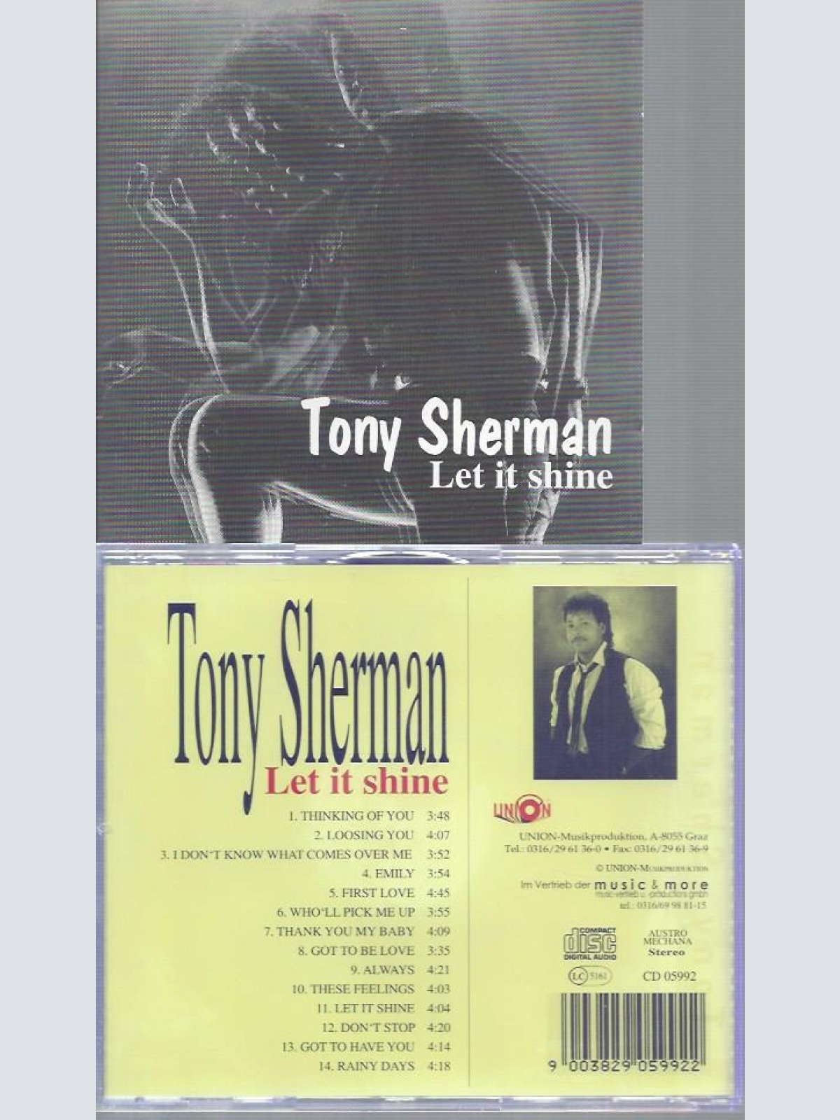 CD--TONY SHERMAN LET IT SHINE