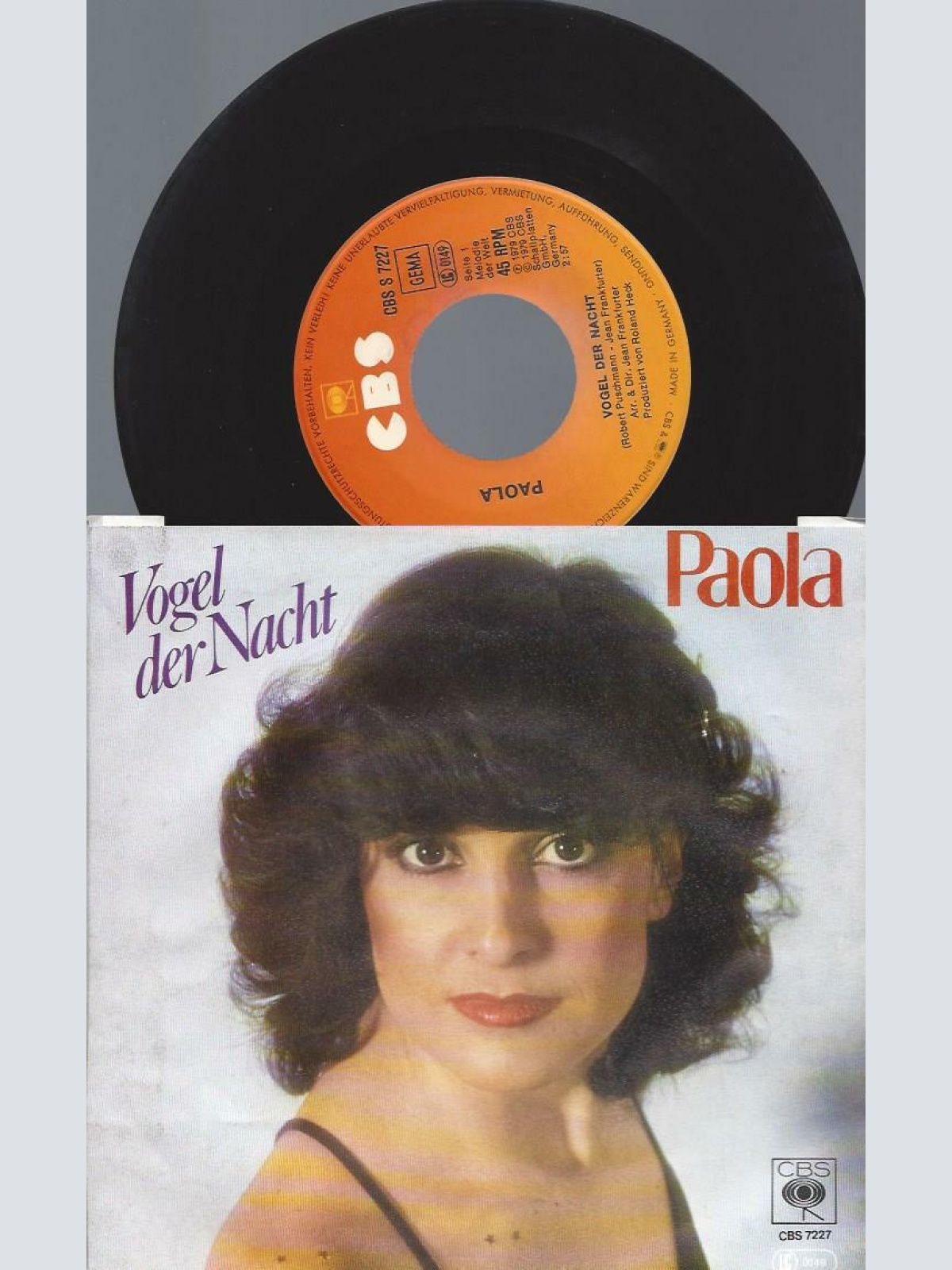 7" Paola   – Vogel Der Nacht