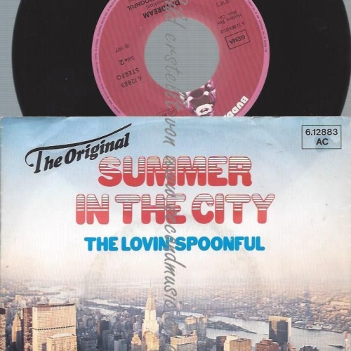 7"   The Lovin' Spoonful – Summer In The City // TELDEC PROMO COVER