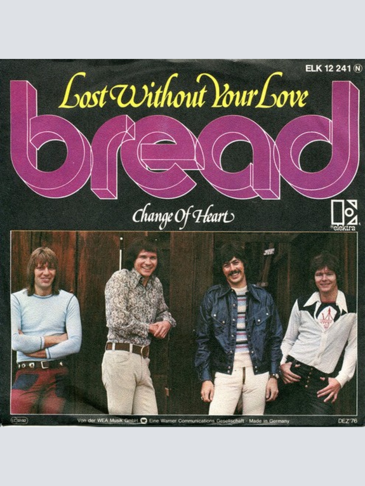7", Single Bread -  Lost Without Your Love