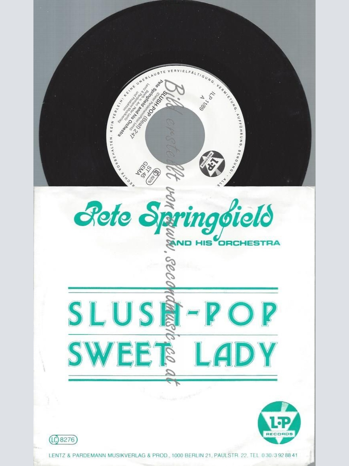 7"  Pete Springfield And His Orchestra – Slush-Pop