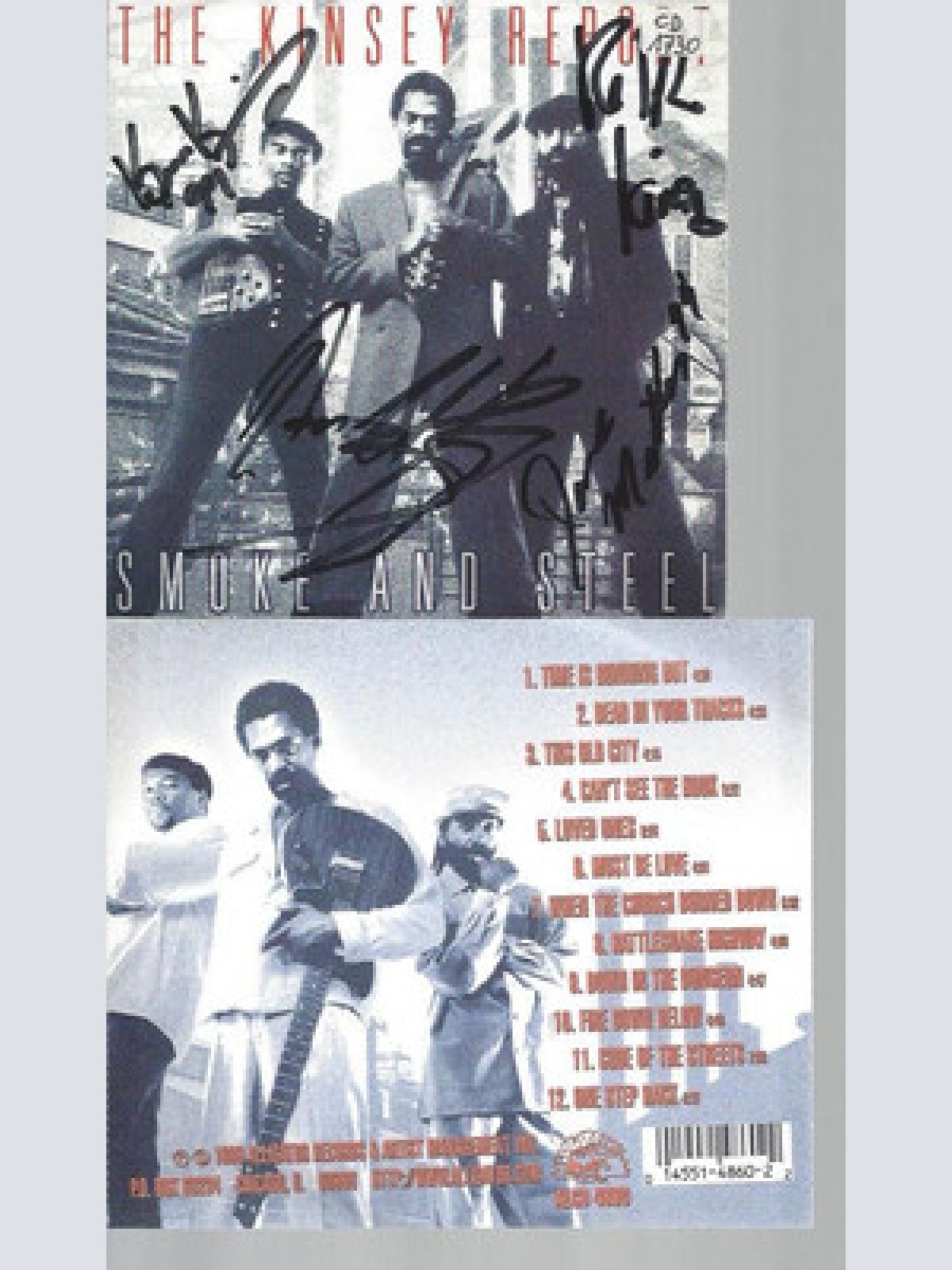 CD--THE KINSEY REPORT SMOKE AND STEEL // MIT AUTOGRAMM