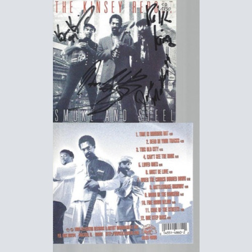 CD--THE KINSEY REPORT SMOKE AND STEEL // MIT AUTOGRAMM
