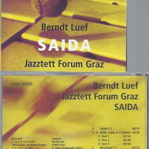 CD--BERNDT LUEF SAIDA JAZZTETT FORUM GRAZ