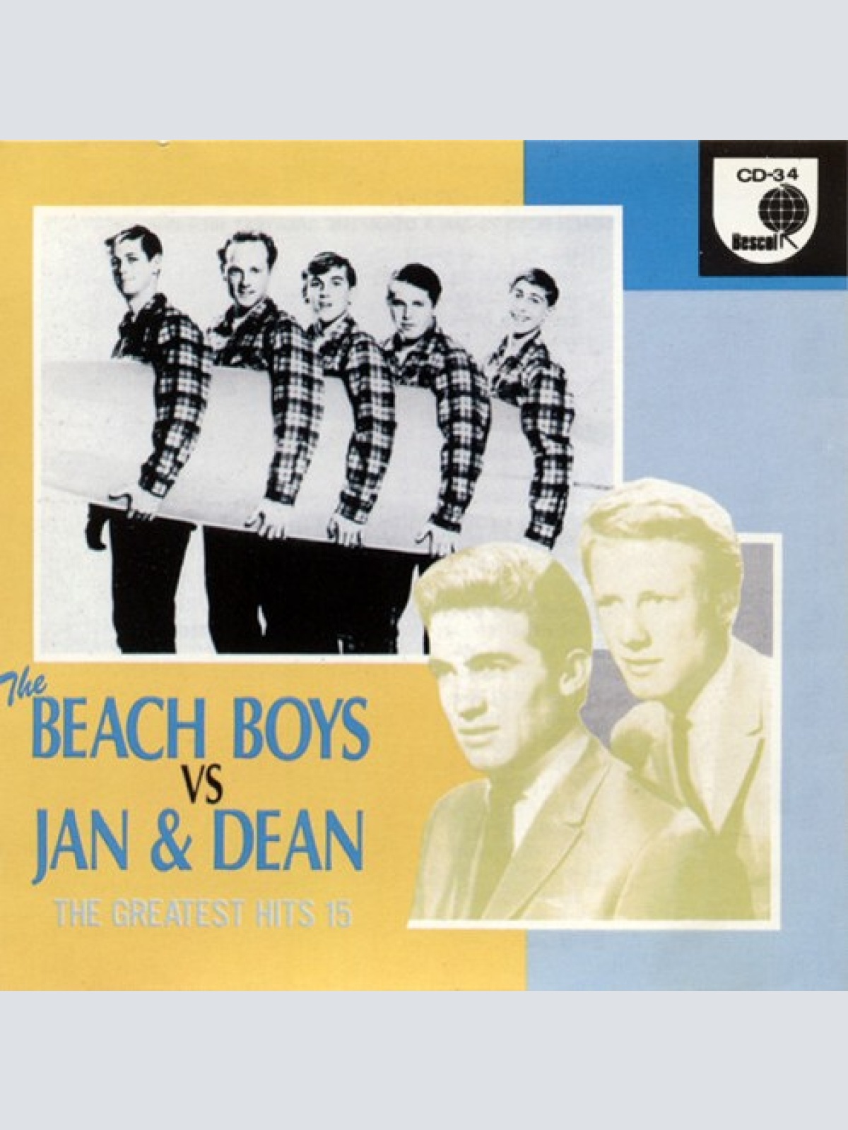 CD, Comp The Beach Boys Vs. Jan & Dean - The 15 Greatest Hits