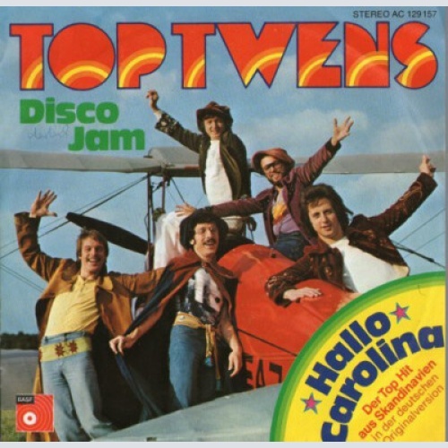 7", Single Top Twens - Hallo Carolina / Disco Jam