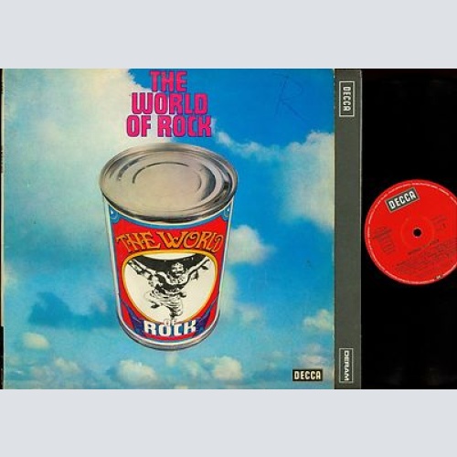 LP--THE WORLD OF ROCK --UFO-CROW-HUMAN BEAST--UVA--VA-DECCA S16696-P