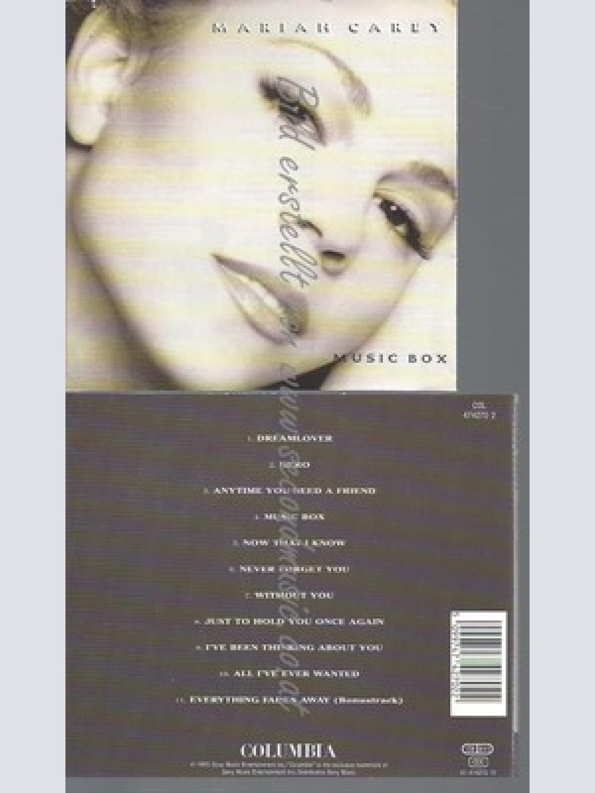 CD--MARIAH CAREY -- -- MUSIC BOX