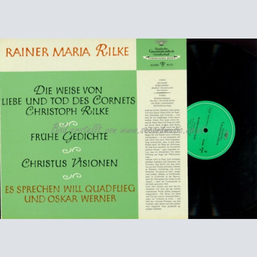 LP--    Die Weise Von Liebe Und Tod Des Cornets Christoph Rilke // Rainer Rilke