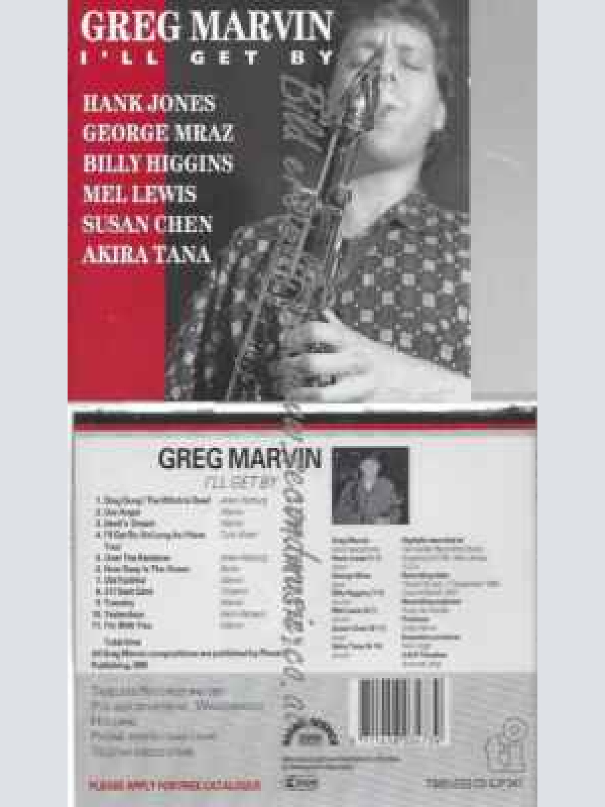 CD--Greg Marvin | --I'Ll Get By