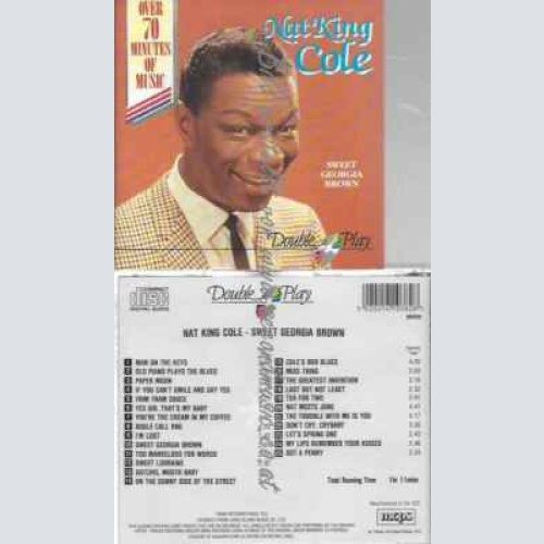 CD--Nat King Cole--Sweet Georgia Brown - Double Play