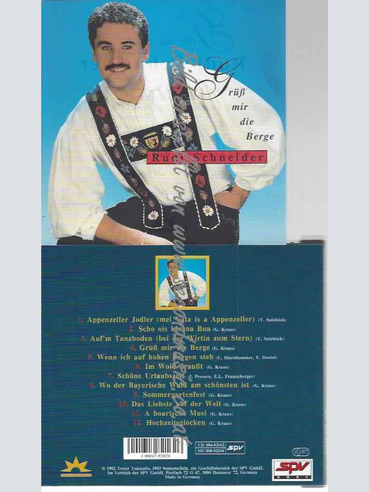 CD--Schneider,Rudi | --Grüss Mir die Berge