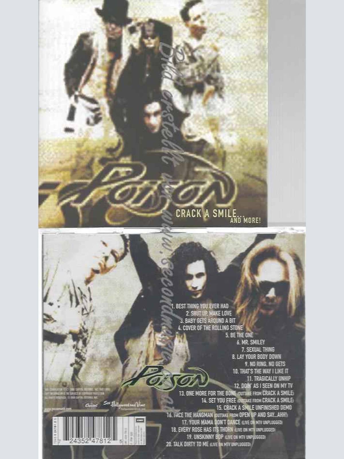CD--Poison | --Crack A Smile