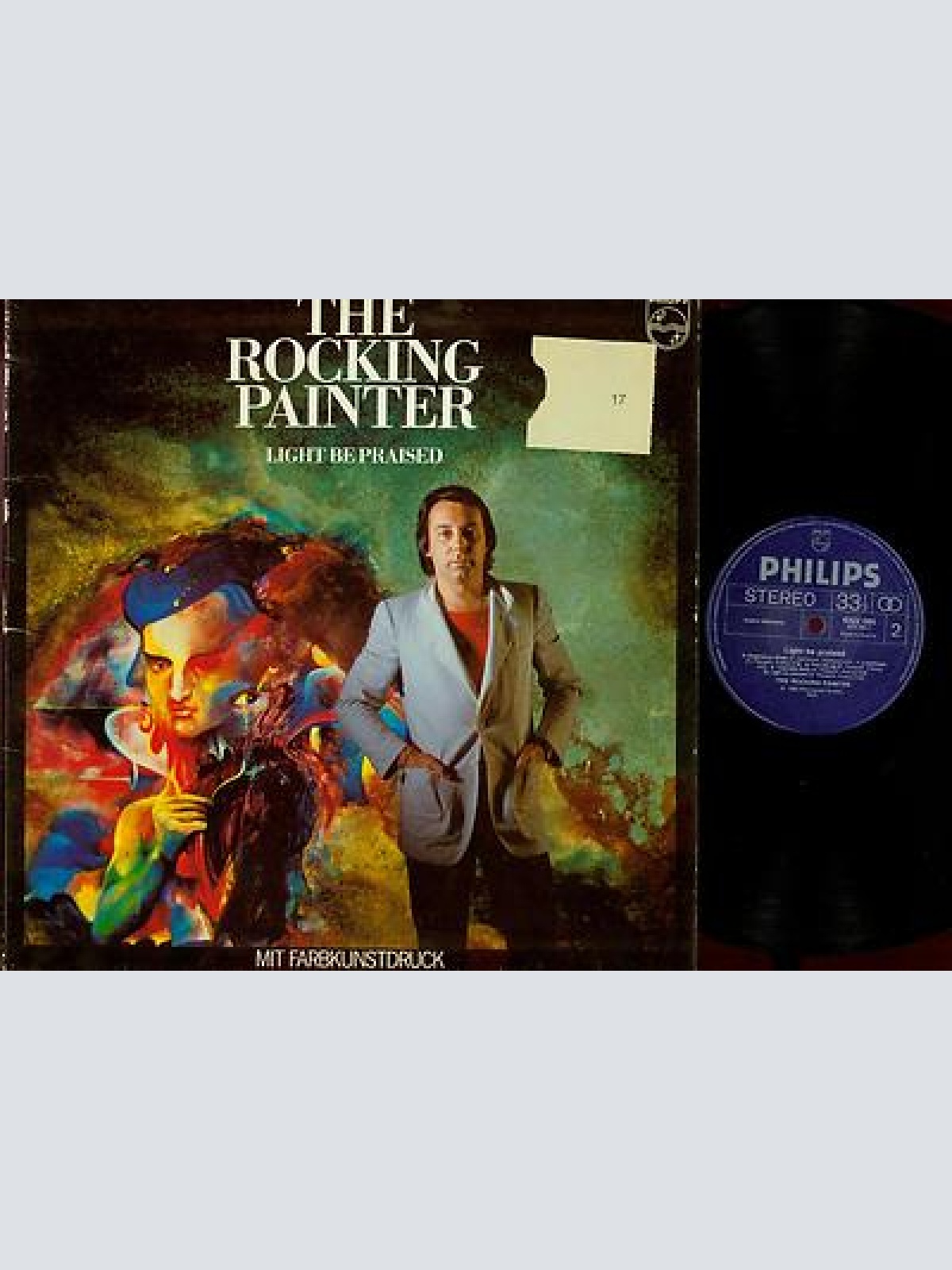 LP--THE ROCKING PAINTER--LIGHT BE PRAISED--MIT FARBKUNSTDRUCK