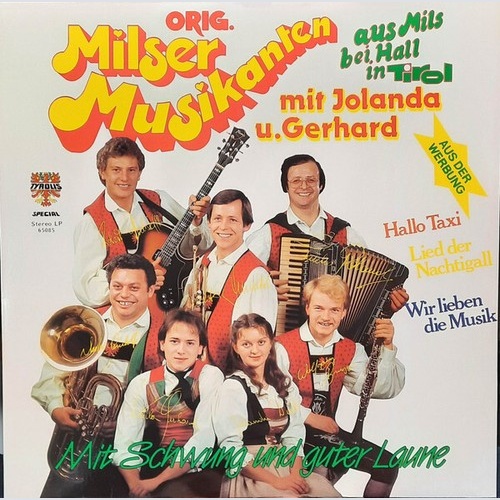 LP Milser Musikanten Mit Jolanda Und Gerhard - Mit Schwung Und Guter Laune