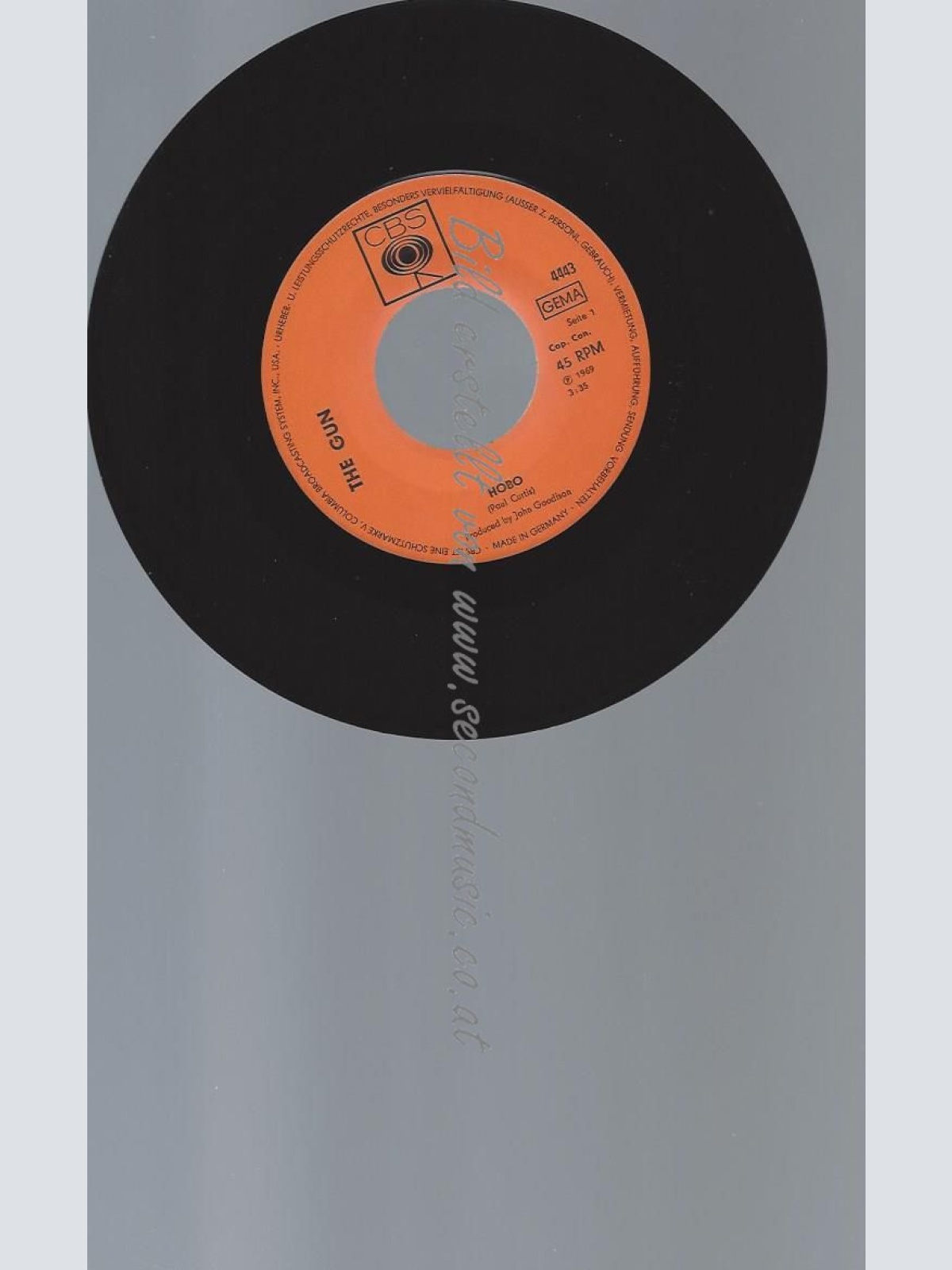 7"  The Gun  Hobo / Don't Look Back