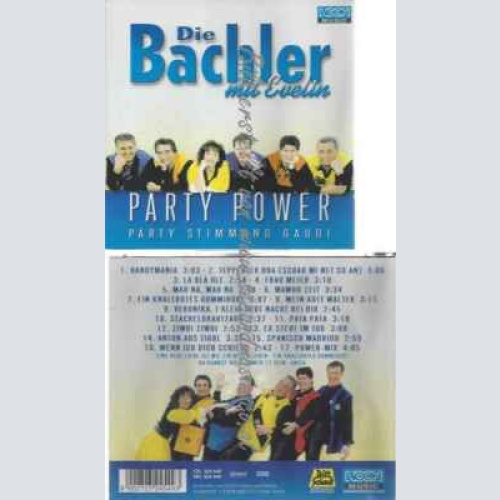 CD--Bachler Buam mit Evelin | --Party Power