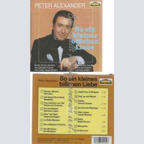CD--Peter Alexander--So ein kleines bisschen Liebe