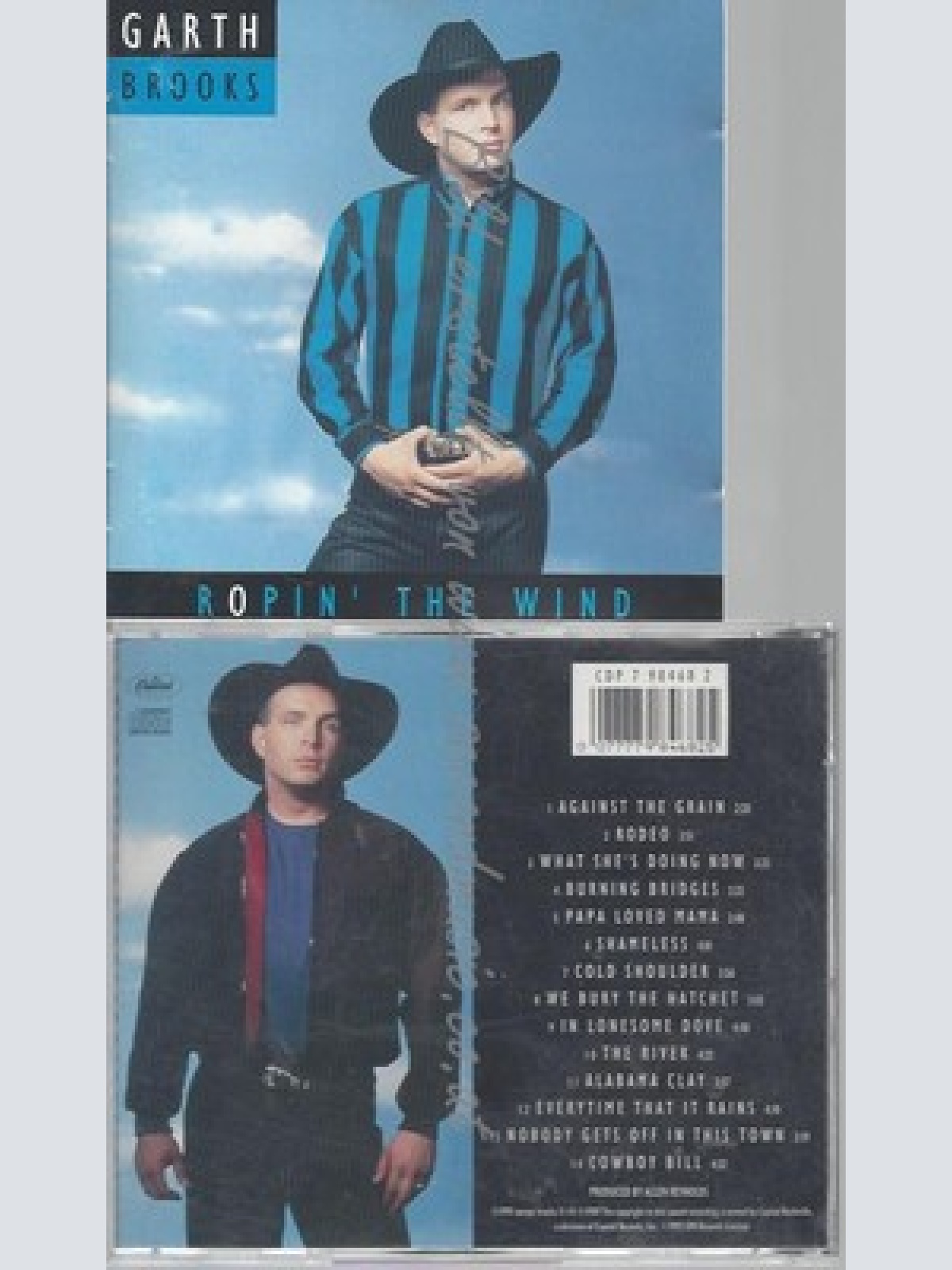 CD--GARTH BROOKS--ROPIN' THE WIND
