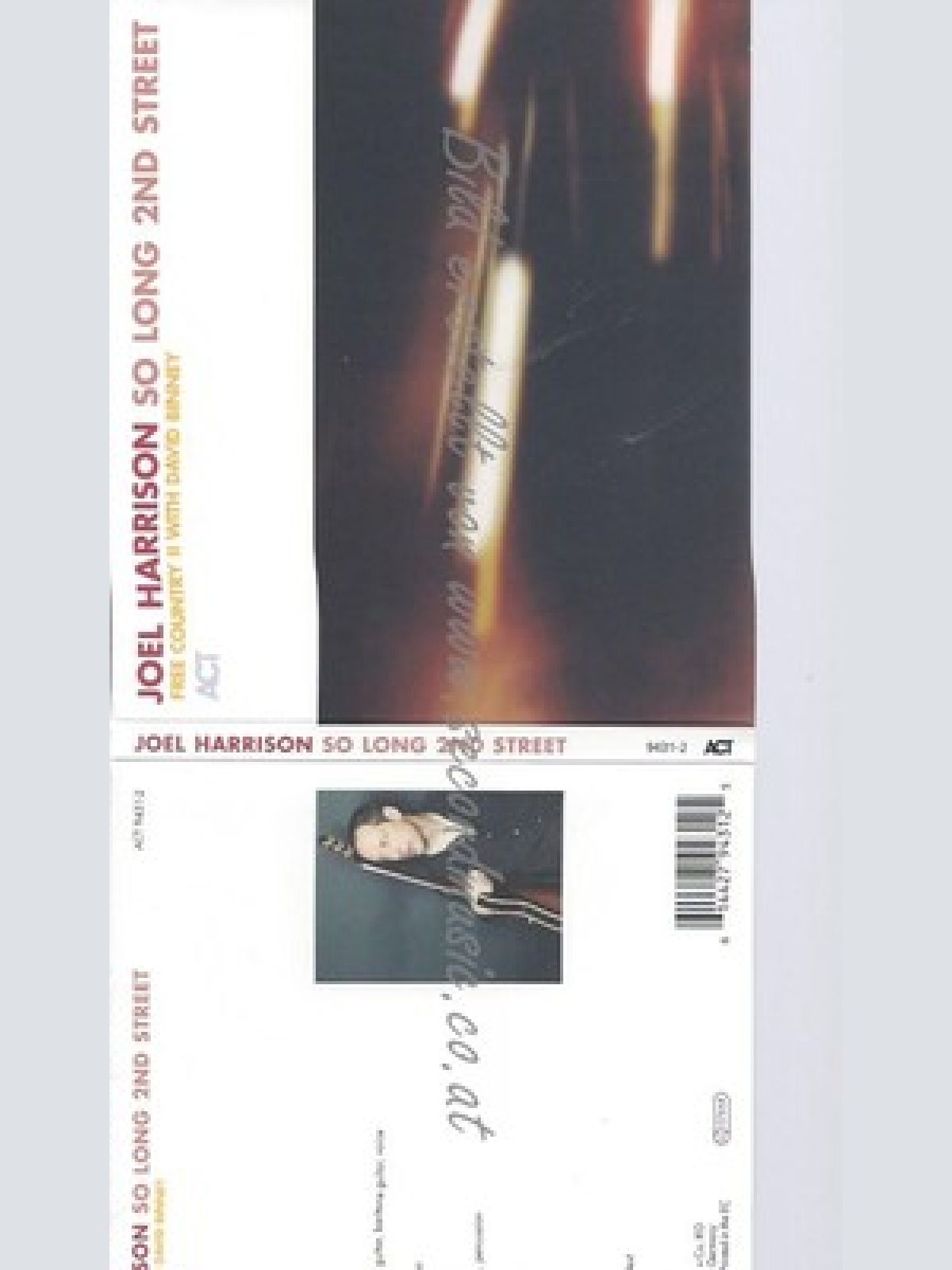 CD--JOEL HARRISON--SO LONG 2ND STREET