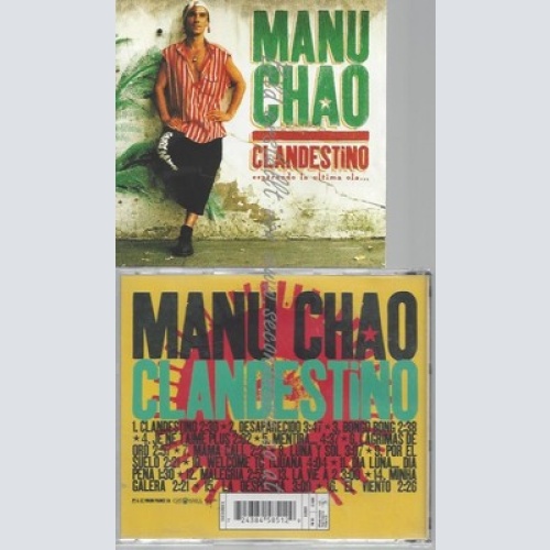 CD--MANU CHAO--CLANDESTINO |