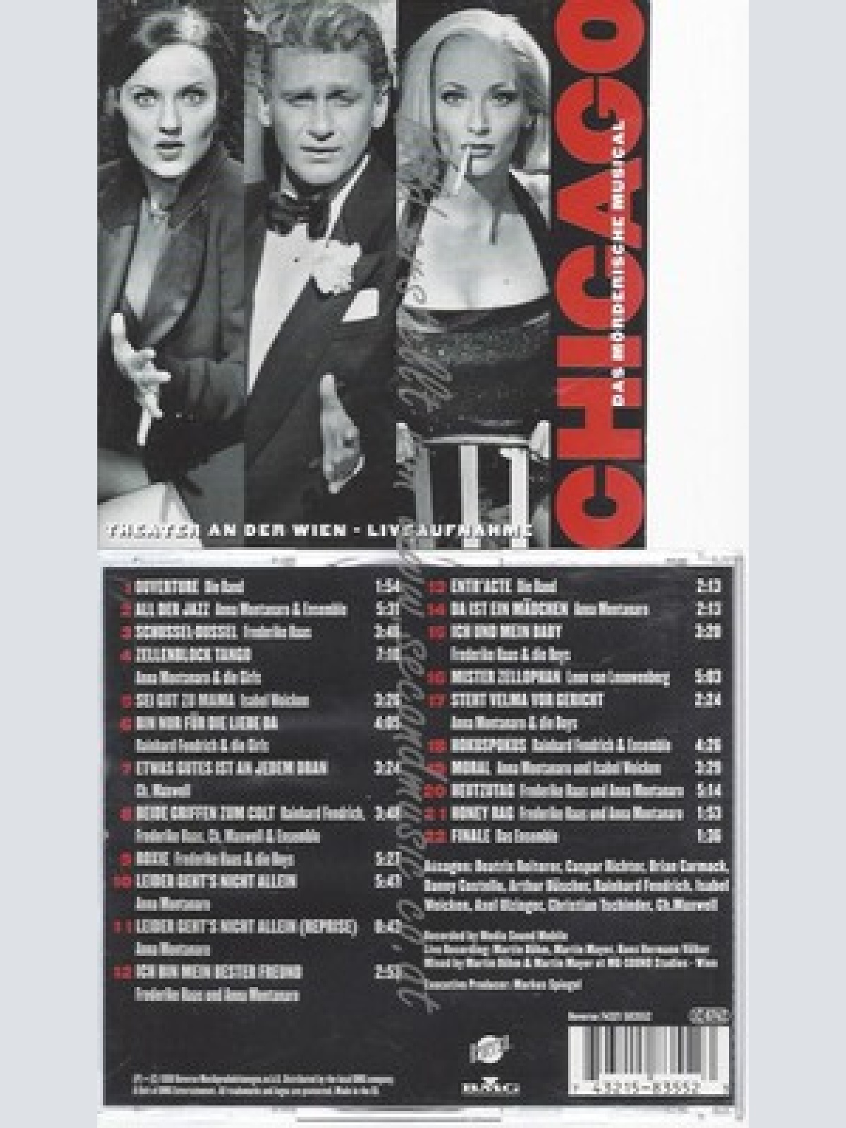 CD--JOHN KANDER UND EBB--KANDER: CHICAGO -GESAMTAUFNAHME- -AUFNAHME THEATER AN D