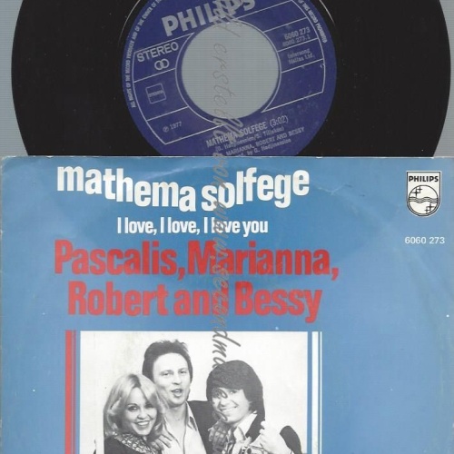 7"  Pascalis Marianna, Robert And Bessy   Mathema Solfege