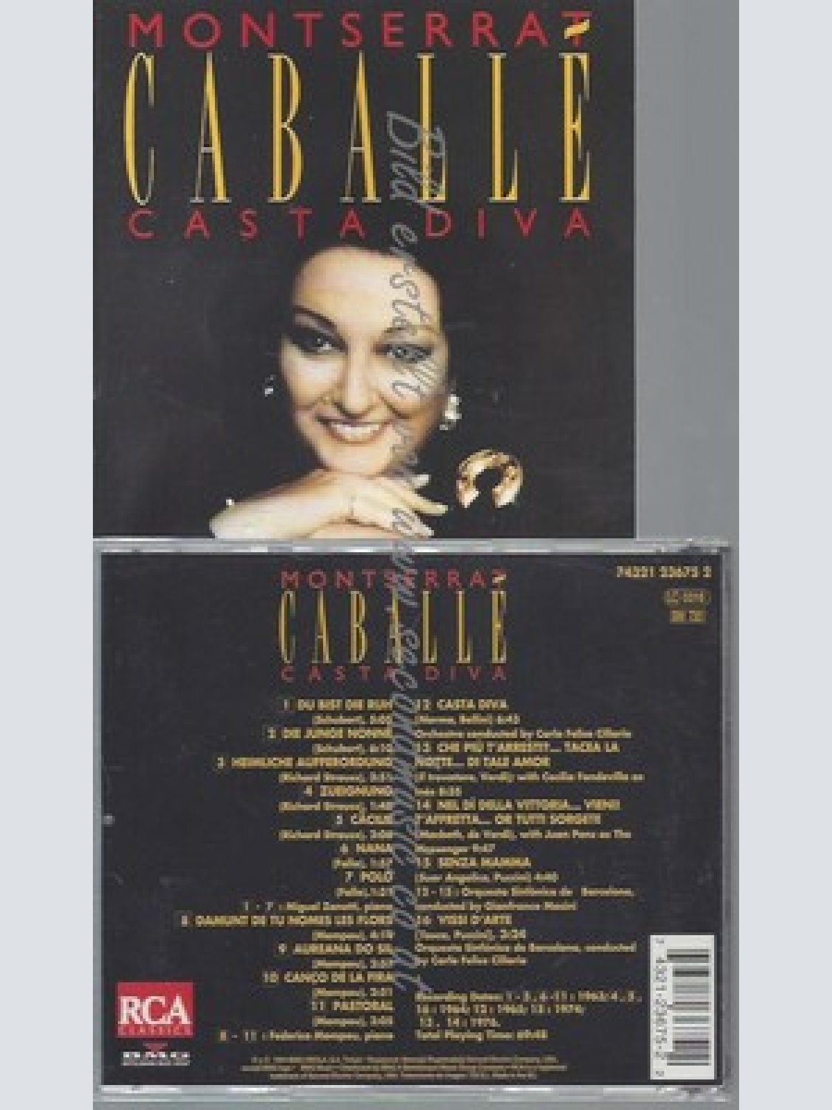 CD--CABALLE,MONTSERRAT UND VARIOUS--CASTA DIVA