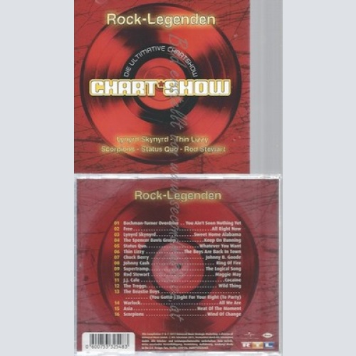 CD--CHART SHOW-ROCK-LEGENDEN--DIE ULTIMATIVE CHART SHOW - ROCK LEGENDEN