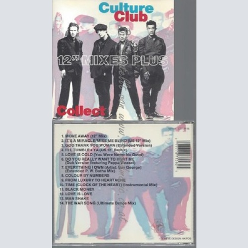 CD--CULTURE CLUB--"COLLECT, 12"" MIXES"