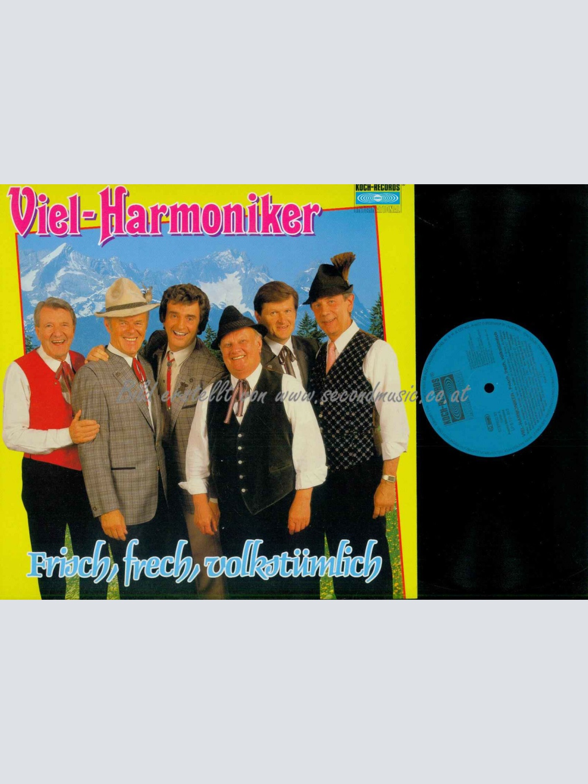 LP--  Frisch frech Volkstümlich  --Viel Harmonika  /NM