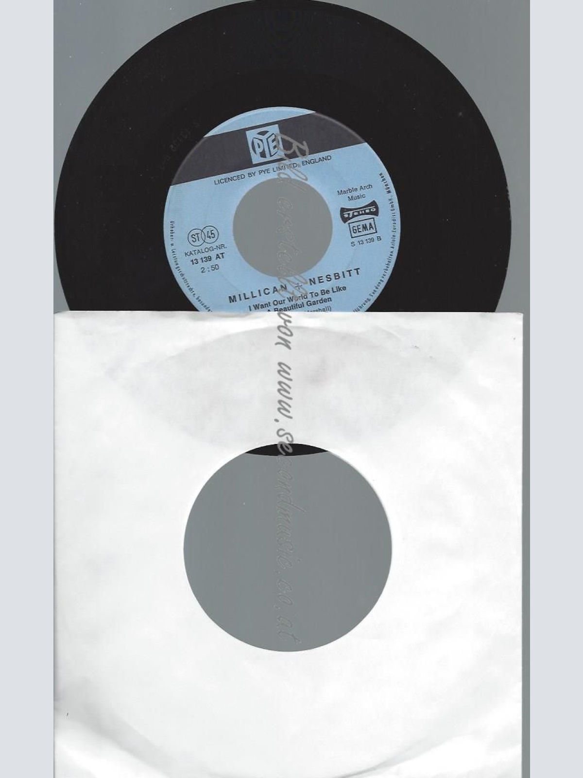 7"  Millican & Nesbitt  Vaya Con Dios