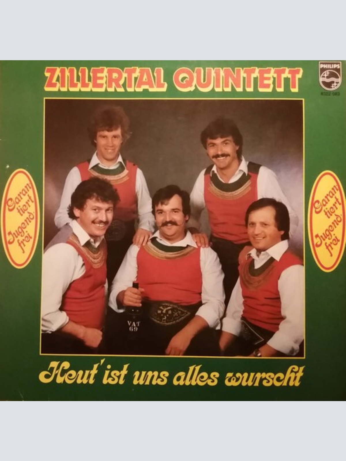 LP, Album Zillertal Quintett - Heut' Ist Uns Alles Wurscht