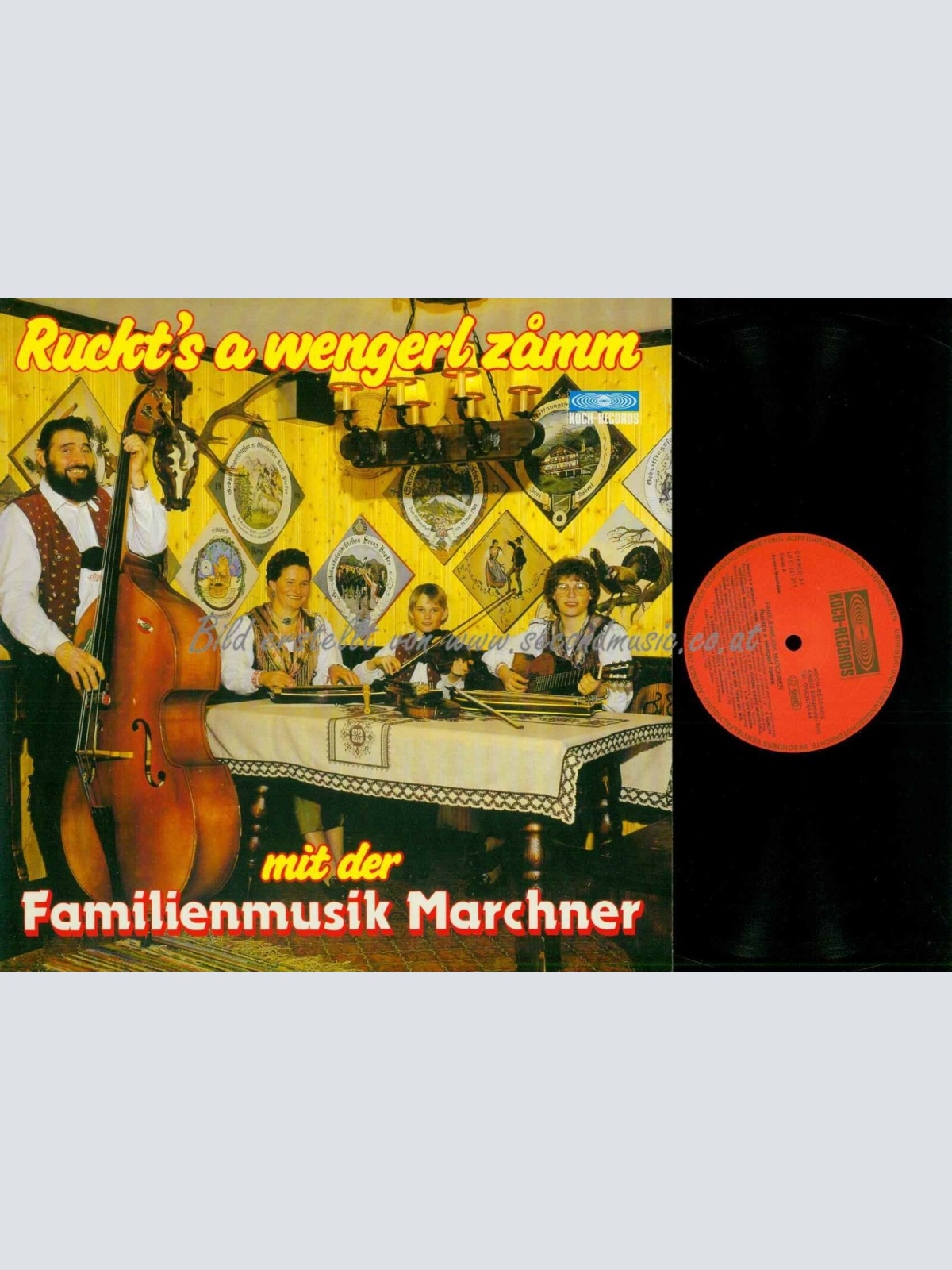 LP--Familienmusik Marchner  -- Ruckt's a wengerl zamm /NM