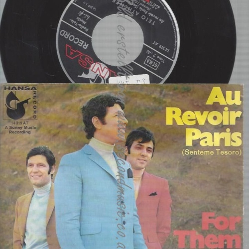 7" TRIO ATHENEE AU REVOIR PARIS