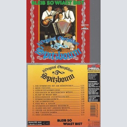 CD   Bleib So Wiast Bist // Oberpfälzer Spitzboum,Original