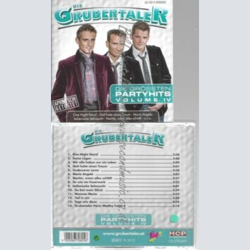 CD--DIE GRUBERTALER | --DIE GRÖßTEN PARTYHITS - VOL.4
