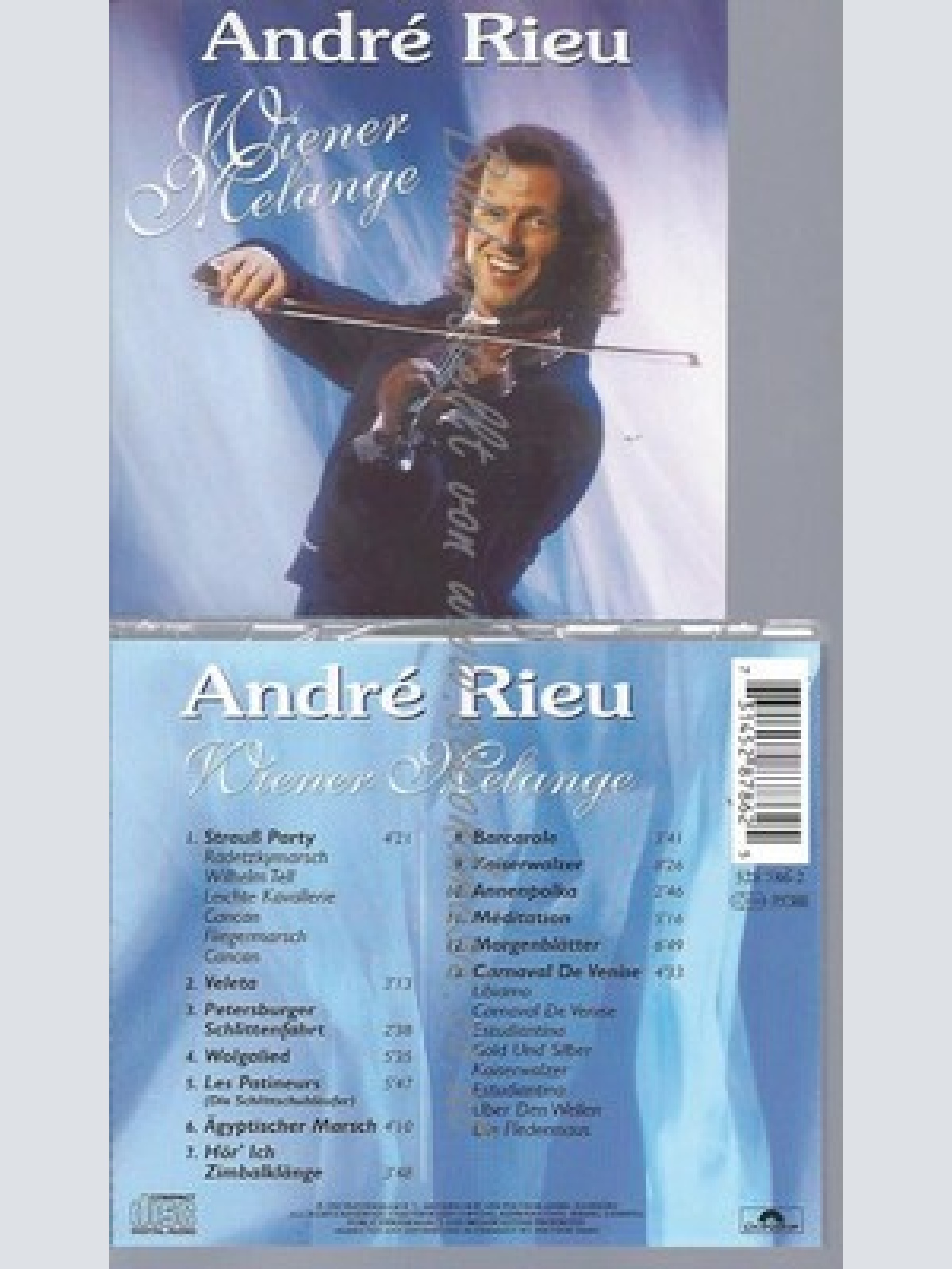 CD--RIEU,ANDRE UND STRAUß,JOHANN -SOHN-/LEHAR,FRANZ/+--WIENER MELANGE