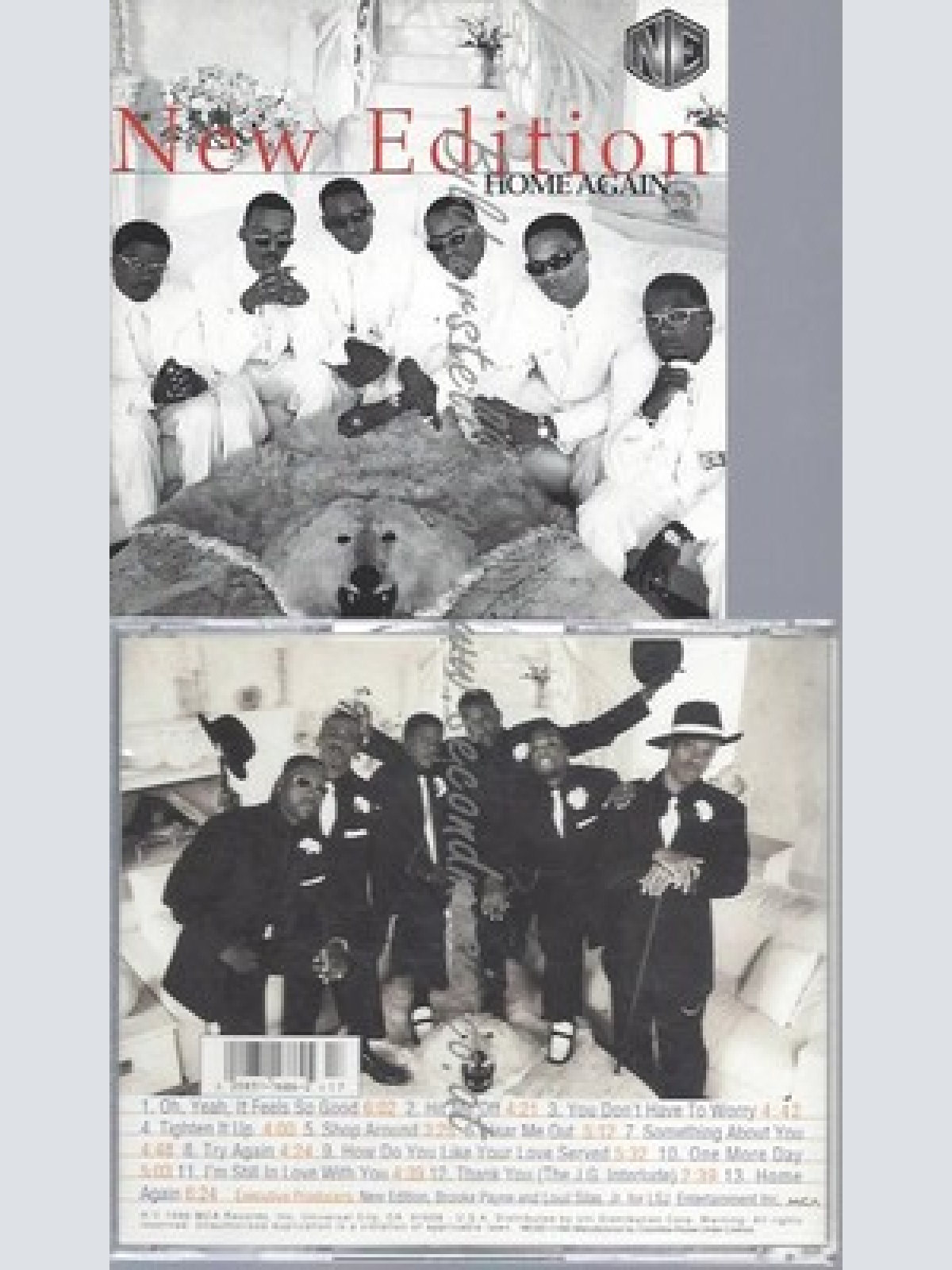 CD--NEW EDITION --HOME AGAIN