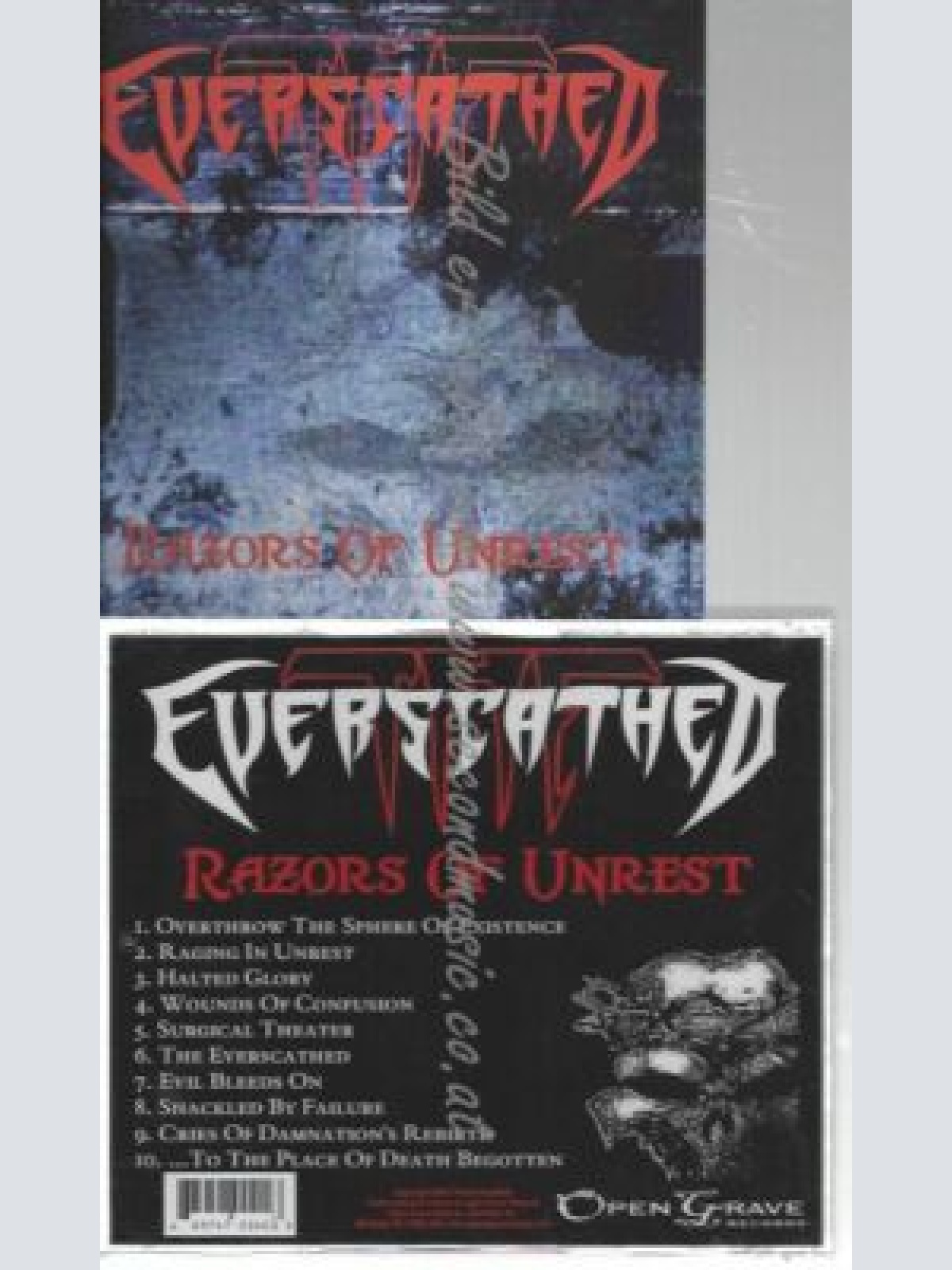 CD--EVERSCATHED--RAZORS OF UNREST