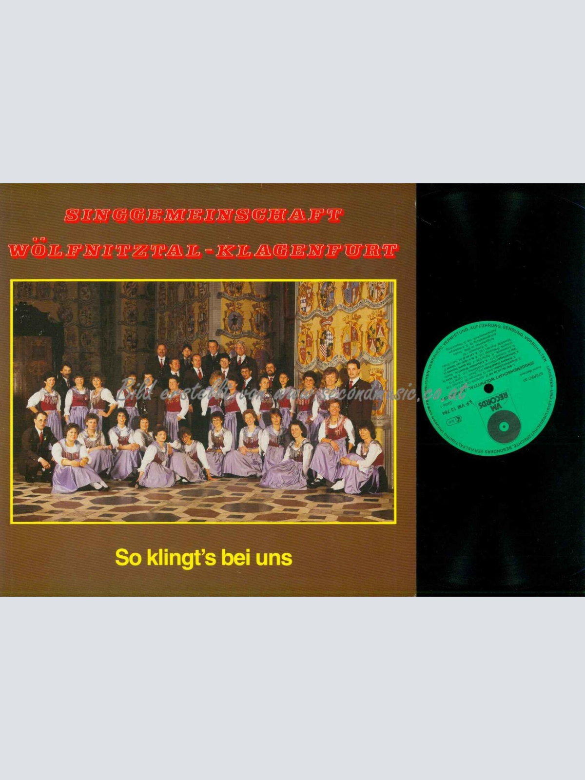 LP--Singgemeinschaft Wölfnitztal - Klagenfurt – So Klingt's Bei Uns   // NM